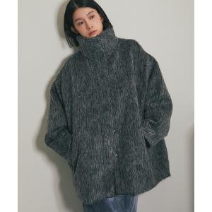 lawgy（ラウジー） コート アウター side different material coat