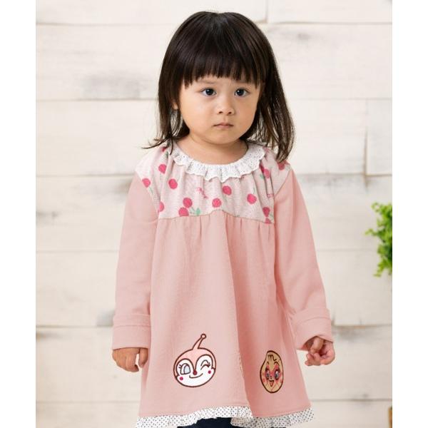 チュニック ジャガード襟付きチュニック キッズ 子供服 女の子