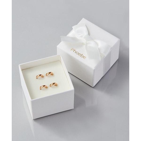 ピアス 「限定ペア商品」「金属アレルギー対応」ワンタッチメタルフープミニペアピアス/BOX付き レデ...