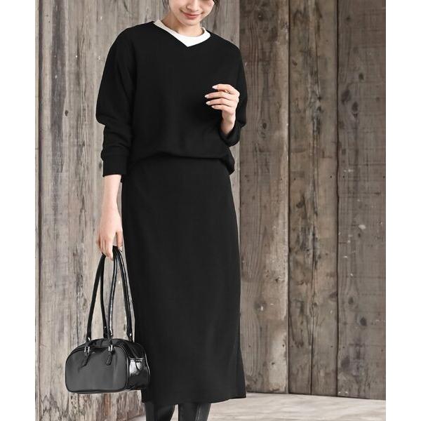 セットアップ ドルマンプルオーバー×スカートセットアップ レディース