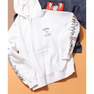 パーカー 裏起毛 「（What it isNt）ART BY MARKGONZALES / (ワットイットイズント) アートバイマークゴンザレス 」sakiyamaコラボ BIGシルエットグラフィ…