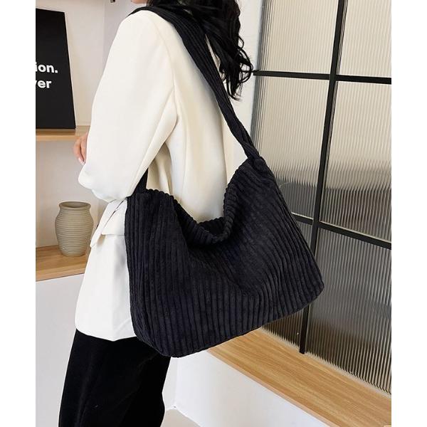 ショルダーバッグ バッグ コーデュロイショルダートート レディース