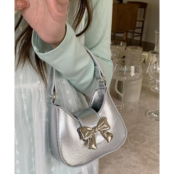 ショルダーバッグ バッグ Ribbon small bag レディース