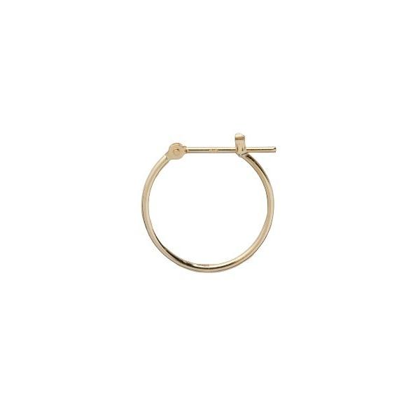 ピアス R18K リングフープピアス L/18金イエローゴールド/K18YG メンズ レディース ユ...