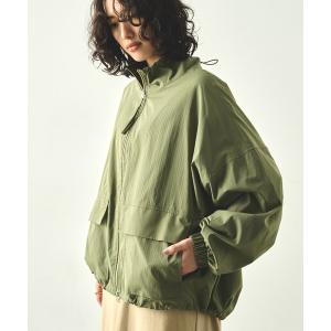 ミリタリージャケット モッズコート 「KHA:KI / カーキ」 スタンドカラージャケット STAND COLLAR JACKET レディース