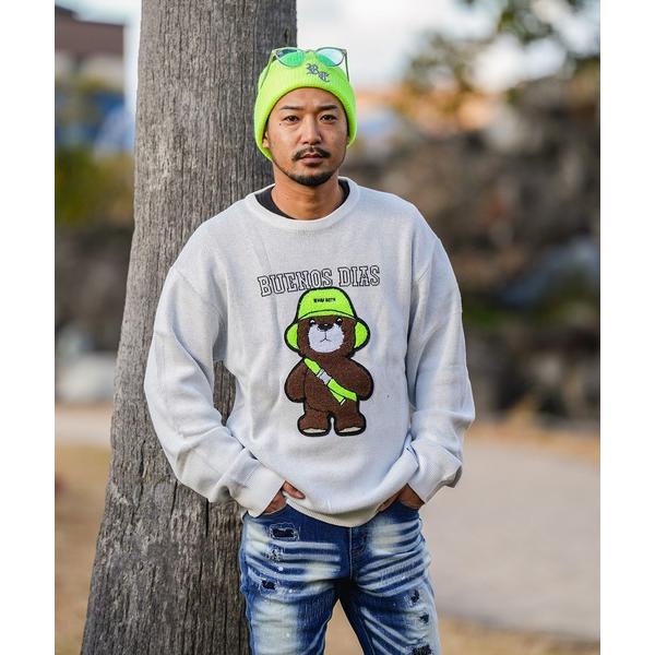 セーター ニット W/R B/ハットベアーニット メンズ