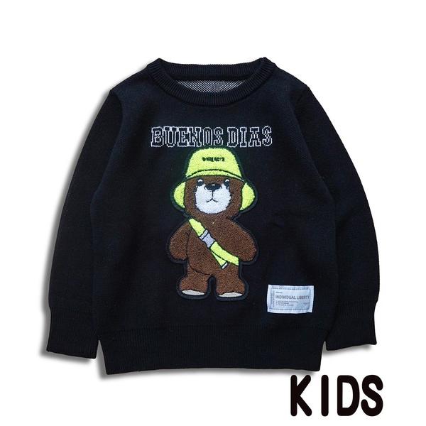 ニット セーター W/R B/HAT ベアニットキッズ キッズ 子供服 男の子 女の子