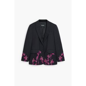 スーツ 裾刺繍 テーラードジャケット レディース