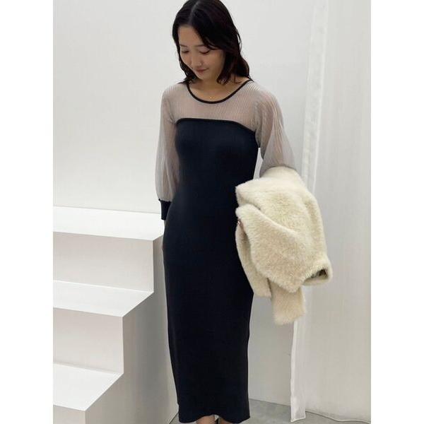 ワンピース ドッキングベアニットワンピース