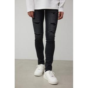 ジーンズ AZUL DENIM リペアスキニー メンズ