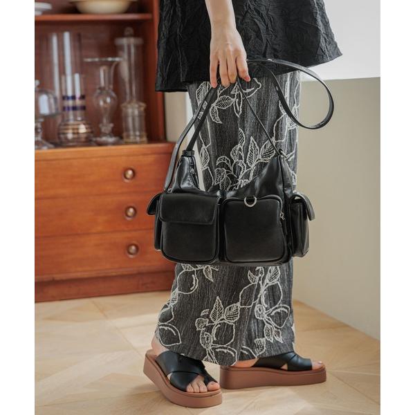 ショルダーバッグ バッグ オリジナルマルチ4ポケットショルダーバッグ レディース