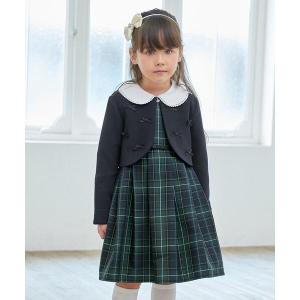 スカート チェック柄ジャンパースカート キッズ 子供服 女の子