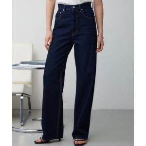 ジーンズ デニム デニムパンツ 「堀田茜さん着用アイテム」AZUL DENIM ハイウエストワイドデニム レディース