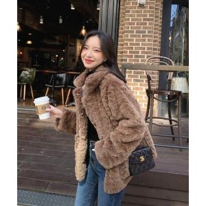 コート アウター もこもこ可愛いボアジャケット レディース