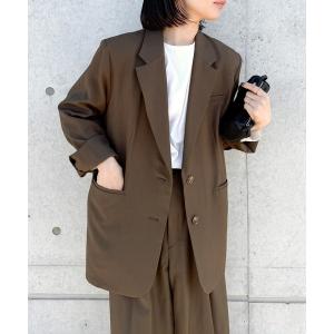 ジャケット テーラードジャケット オーバーサイズテーラードジャケット「セットアップ対応」 レディース