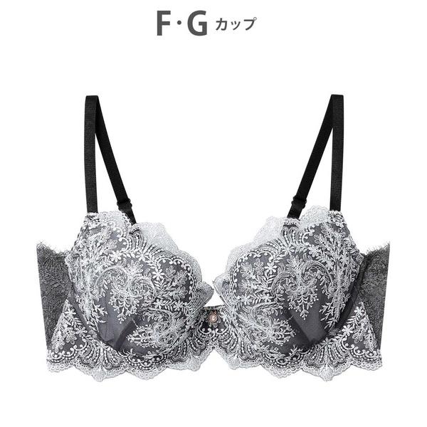 ブラジャー 「長時間、バストをしっかりホールド・脇高・まる胸メイク」ホールドデイブラ　F-Gcup