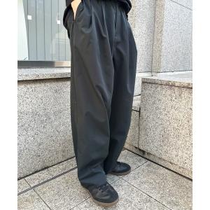パンツ 「新色追加」タックバルーンワイドパンツ レディース
