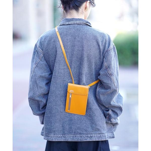 ショルダーバッグ AS2OV アッソブ LEATHER MOBILE MINI SHOULDER モ...