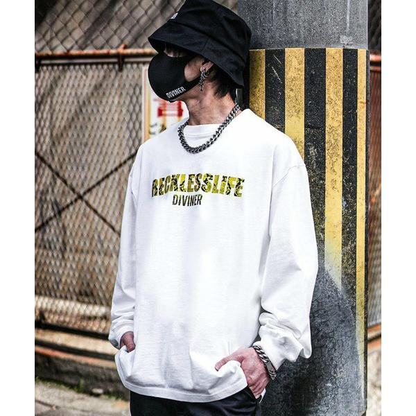 tシャツ Yellow python L/TEE（オフホワイト） メンズ