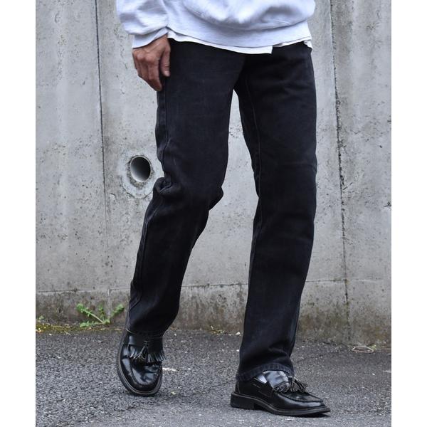 ジーンズ 「ヴィンテージ古着」90’s GUESS ブラックデニムパンツ メンズ レディース