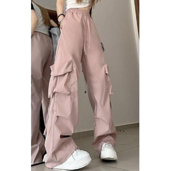 ワイドパンツ カーゴパンツ カーゴイージーパンツ レディース