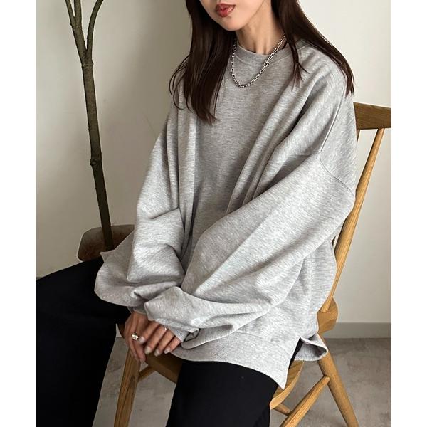 トレーナー スウェット スーパー袖ボリューム裏起毛スウェット「ZOZOTOWN限定アイテム」 レディ...