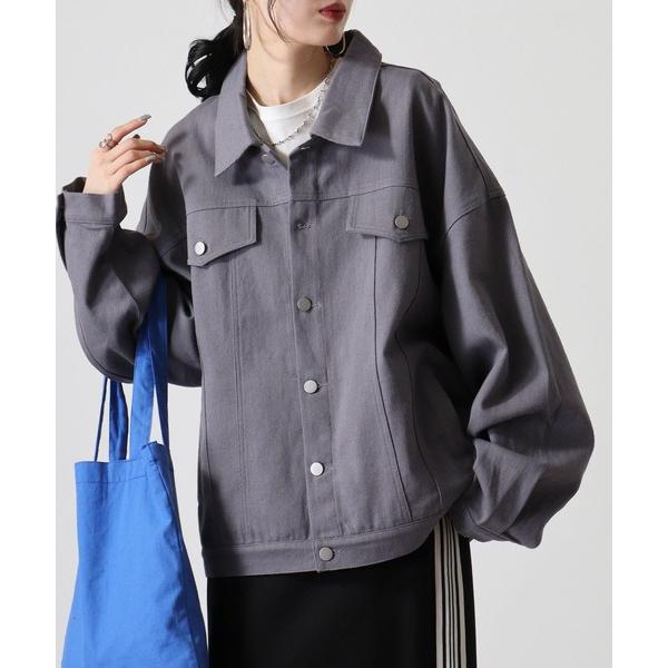 ブルゾン アウター 綿ツイルオーバーサイズGジャン メンズ レディース