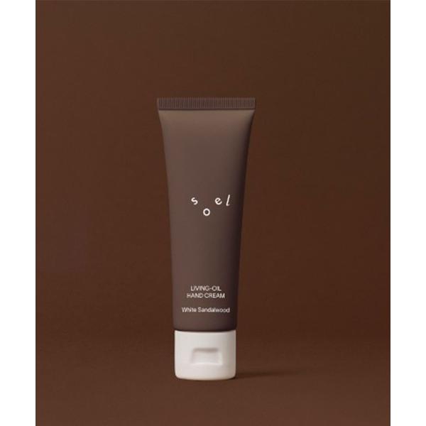 ハンドクリーム ソエル soel / LIVING-OIL ハンドクリーム ホワイトサンダルウッド