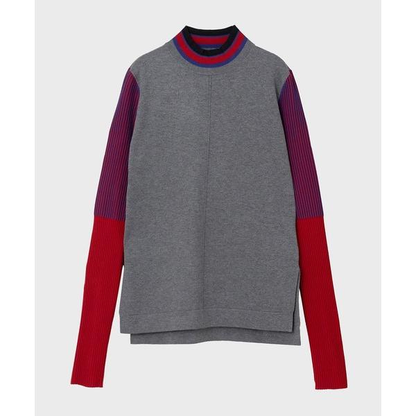 tシャツ 「UN3D./アンスリード」MIX BORDER TURTLE TOP/ニットトップス レ...