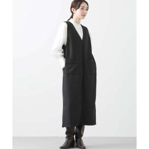 ワンピース ツイードVネックフリンジジャンバース...の商品画像