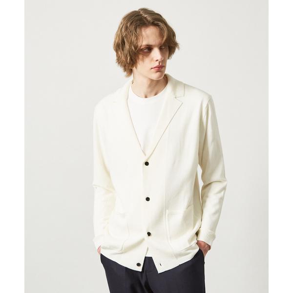 カーディガン 「カシミアタッチ」Pure Merino ジャケットカーディガン / ニットカーディガ...