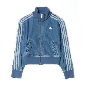 adidas デニムブルー ジャンパートラックジャケット　レディース FREAK'S STORE（フリークスストア） ジャージ adidas/アディダス DENIM