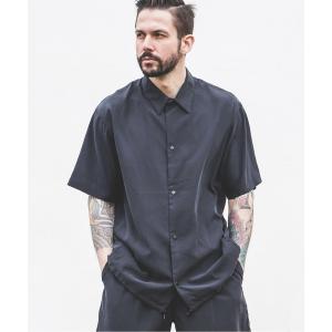 シャツ T/R POWDER CLOTH / SHORT SLEEVE COACH SHIRT メンズ レディース