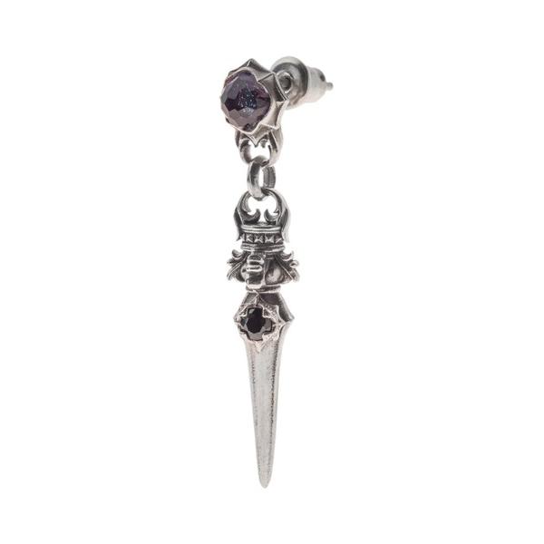 ピアス ARTEMIS KINGS/緑紫虹ドージェダガーピアス メンズ レディース