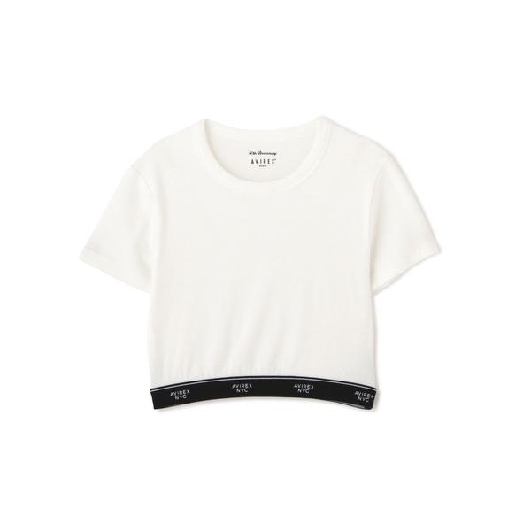 tシャツ S/S LOGO RUBBER TAPE TOPS/ロゴラバーテープトップス レディース