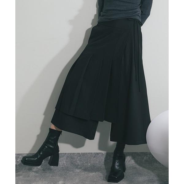 ハーフパンツ パンツ ラップデザインハーフパンツ レディース