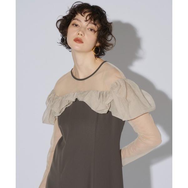 パーティードレス ドレス フリルフレアドレス / frills flare dress