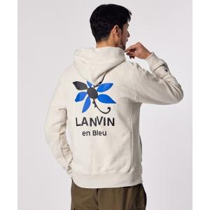 パーカー 「LANVIN en Bleu ESSENTIAL」HARLAY / バックプリント ”マルグリット” フーディ メンズ レディース