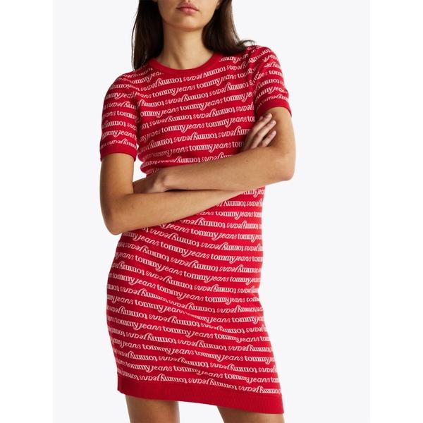 ワンピース スクリプトオールオーバーセーターワンピース