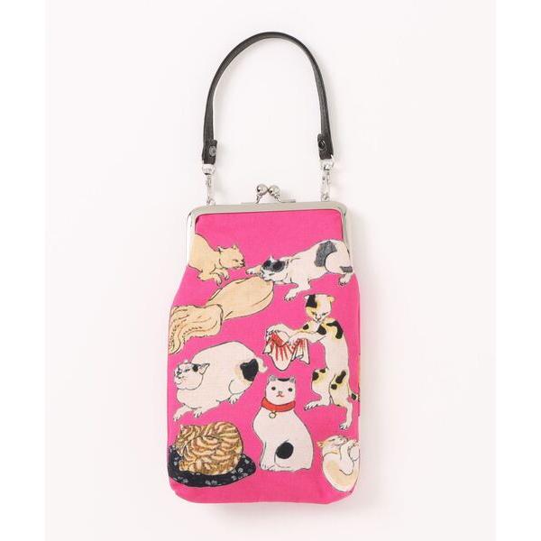 ポーチ 「カヤ」浮世絵 ジャポニ手付きがま口 レディース メンズ