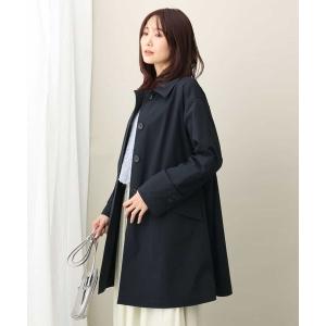 ステンカラーコート コート ミドル丈ステンカラーコート/洗える レディース
