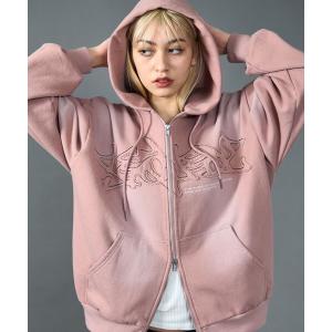 That's life パーカー HEAVY WEIGHT 12.7oz “CAP BOY” LOGO ZIP