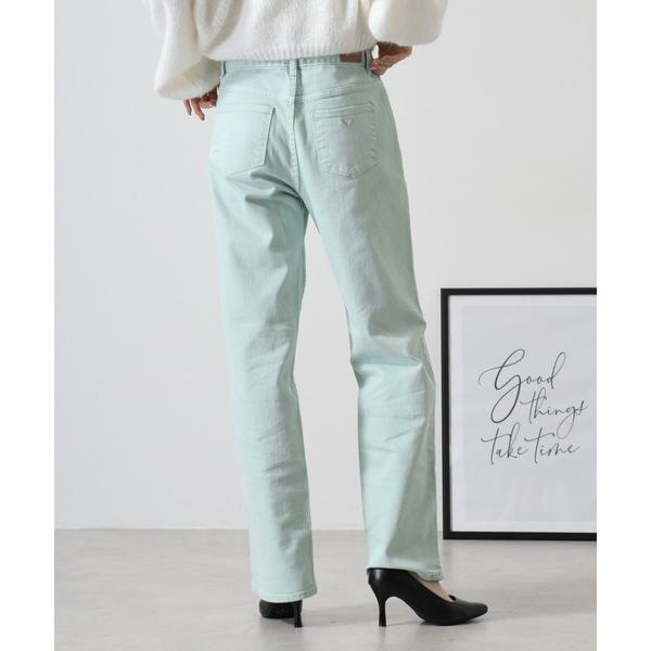 ジーンズ デニム デニムパンツ GUESS LADIES DENIM WIDE PANTS デニムワ...