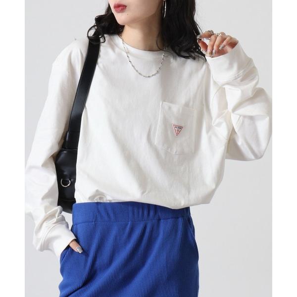 tシャツ GUESS GO LS POCKET LABEL TEE ロンT メンズ レディース