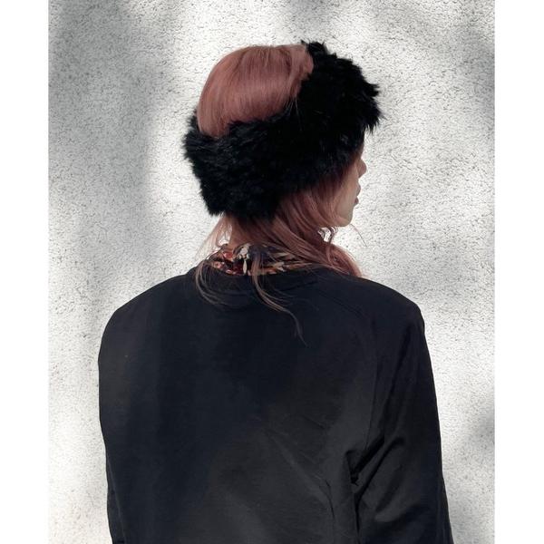 ヘアバンド 「HIKA」ファーヘアバンド