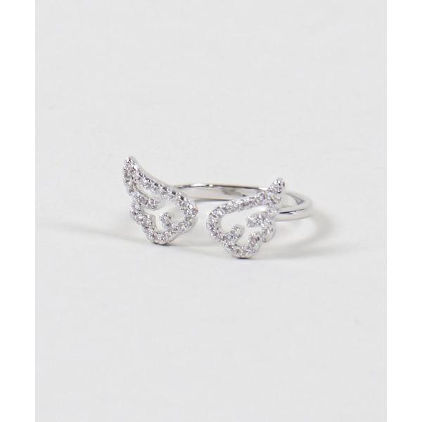 指輪 リング ウィングラインストーンリング レディース