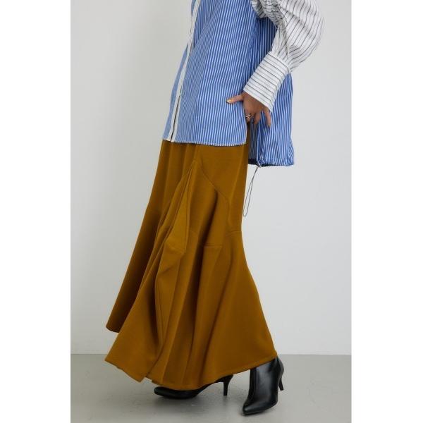 スカート 「PLUS」パネルイレギュラーヘムスカート