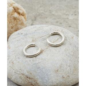 ピアス And A アンドエー / SILVER925 MEDIUM HOOP PIERCE シルバー925ミディアムフープピアス（両耳用） / AA