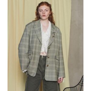 ジャケット テーラードジャケット Brooch Jacket/ブローチジャケット「MAISON SPECIAL/メゾンスペシャル」 レディース