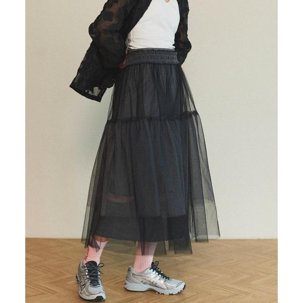 スカート Layered A-line Slirt/レイヤードAラインスカート